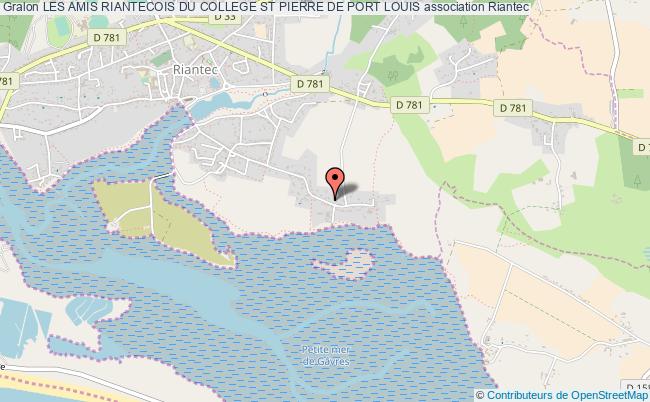 plan association Les Amis Riantecois Du College St Pierre De Port Louis Riantec