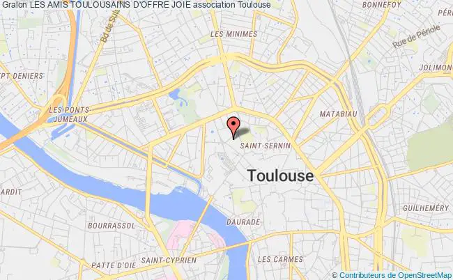 plan association Les Amis Toulousains D'offre Joie Toulouse