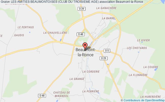 plan association Les Amities Beaumontoises (club Du Troisieme Age) Beaumont-la-Ronce