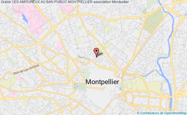 plan association Les Amoureux Au Ban Public Montpellier Montpellier