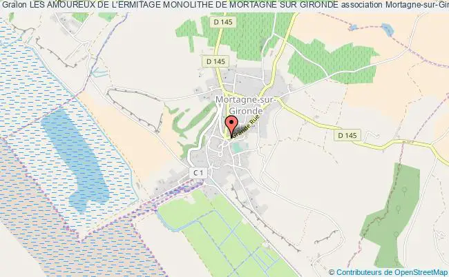 plan association Les Amoureux De L'ermitage Monolithe De Mortagne Sur Gironde Mortagne-sur-Gironde