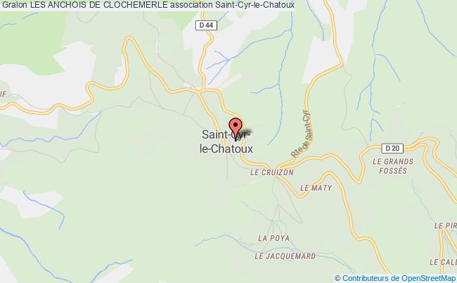 plan association Les Anchois De Clochemerle Saint-Cyr-le-Chatoux
