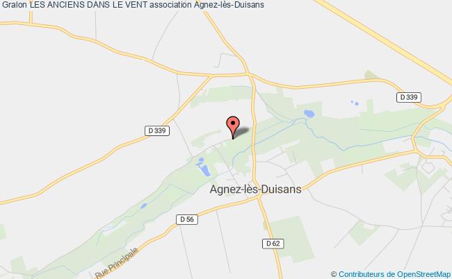 plan association Les Anciens Dans Le Vent Agnez-lès-Duisans