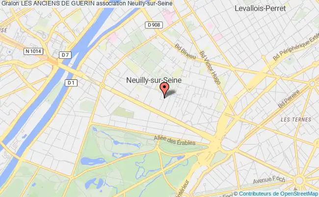 plan association Les Anciens De Guerin Neuilly-sur-Seine