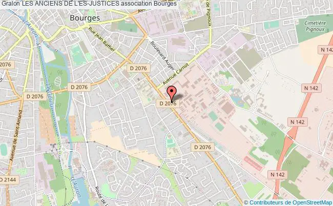 plan association Les Anciens De L'es-justices Bourges