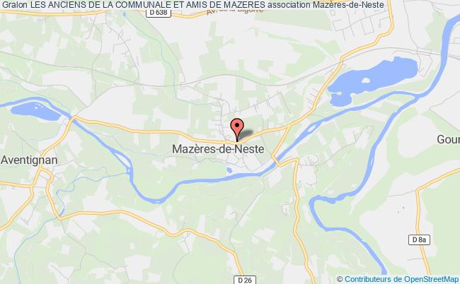 plan association Les Anciens De La Communale Et Amis De Mazeres Mazères-de-Neste