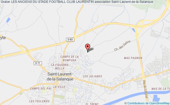 plan association Les Anciens Du Stade Football Club Laurentin Saint-Laurent-de-la-Salanque