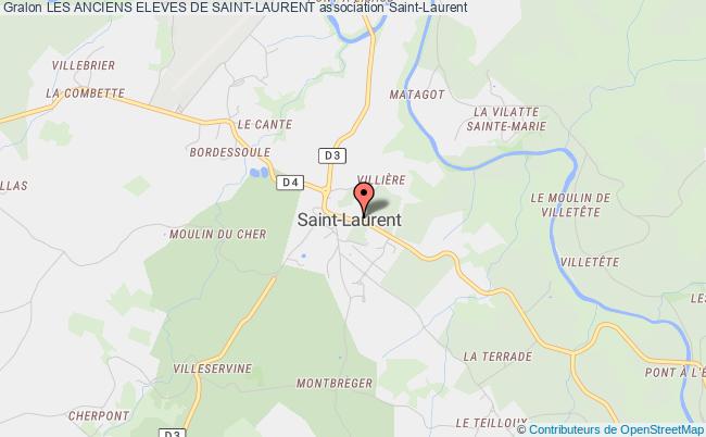 plan association Les Anciens Eleves De Saint-laurent Saint-Laurent