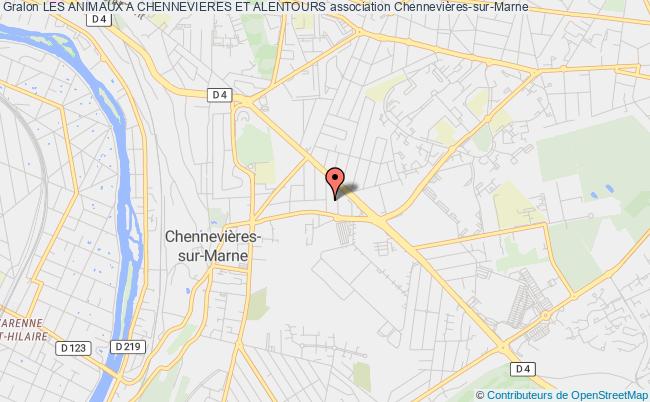 plan association Les Animaux A Chennevieres Et Alentours Chennevières-sur-Marne