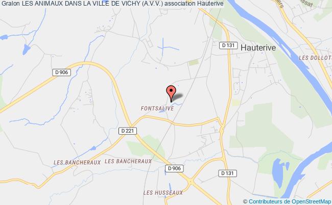 LES ANIMAUX DANS LA VILLE DE VICHY (A.V.V.)