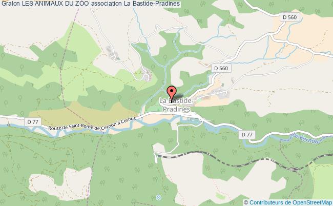 plan association Les Animaux Du Zoo La    Bastide-Pradines