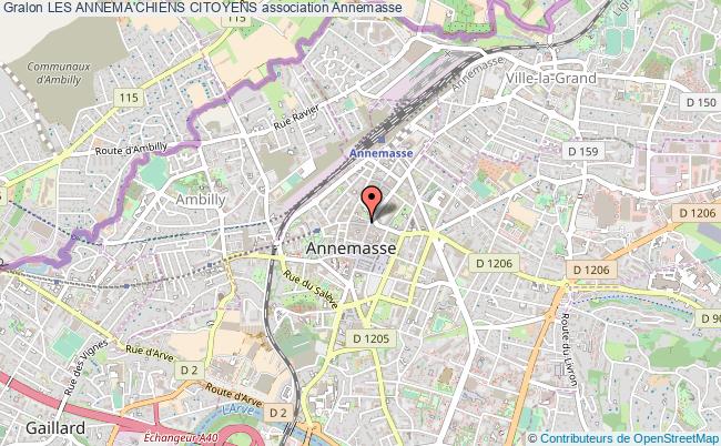 plan association Les Annema'chiens Citoyens Annemasse