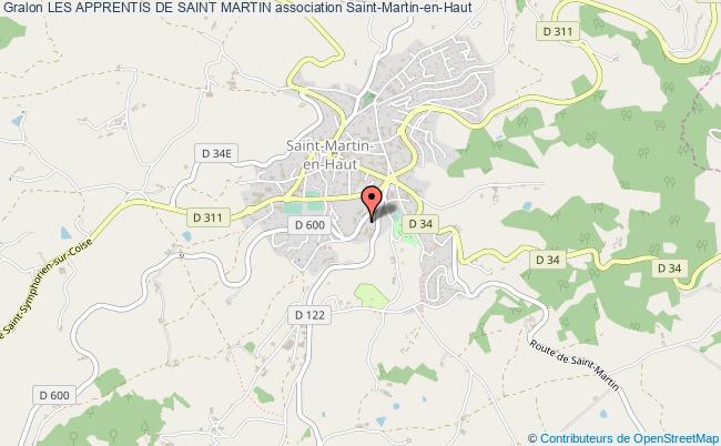 plan association Les Apprentis De Saint Martin Saint-Martin-en-Haut