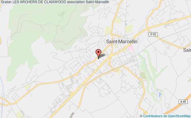 plan association Les Archers De Claixwood Saint-Marcellin