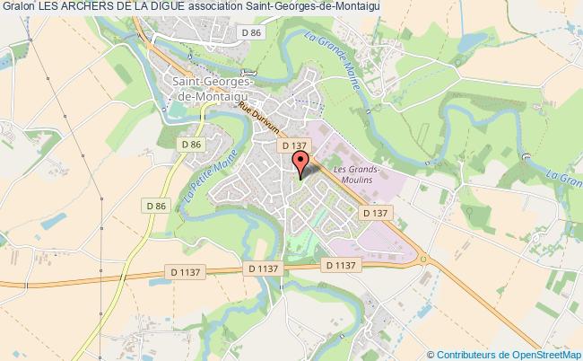 plan association Les Archers De La Digue Saint-Georges-de-Montaigu