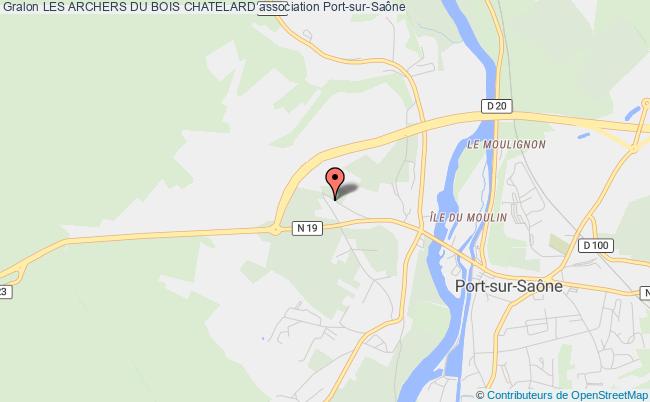 plan association Les Archers Du Bois Chatelard Port-sur-Saône