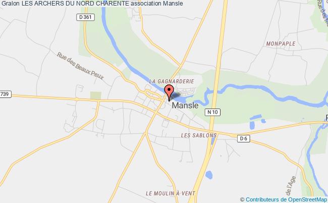 plan association Les Archers Du Nord Charente Mansle