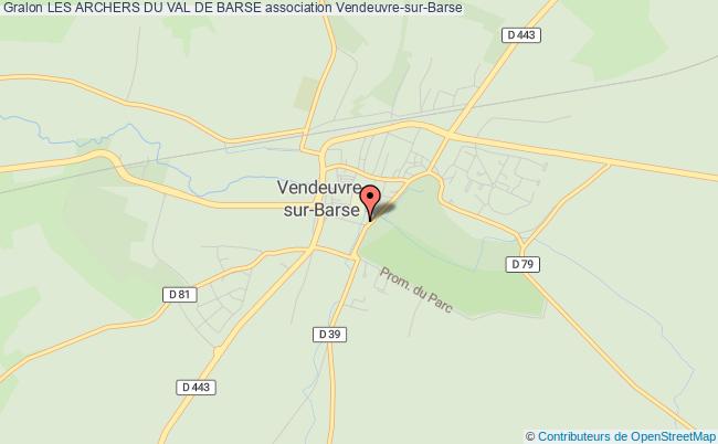 plan association Les Archers Du Val De Barse Vendeuvre-sur-Barse