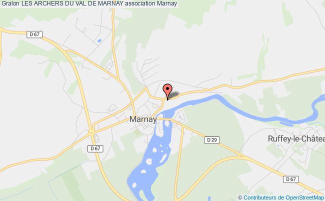 plan association Les Archers Du Val De Marnay Marnay