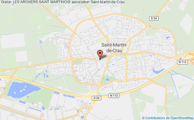 plan association Les Archers Saint Martinois Saint-Martin-de-Crau