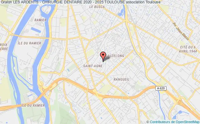 plan association Les Ardents - Chirurgie Dentaire 2020 - 2025 Toulouse Toulouse