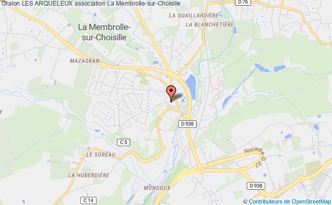 plan association Les Arqueleux La Membrolle-sur-Choisille