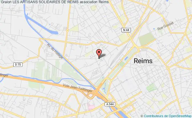 plan association Les Artisans Solidaires De Reims Reims