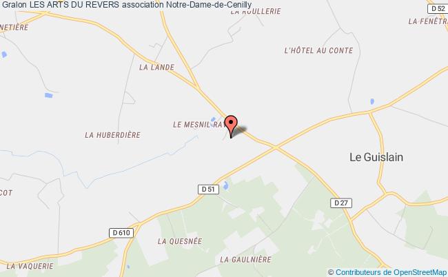 plan association Les Arts Du Revers Notre-Dame-de-Cenilly