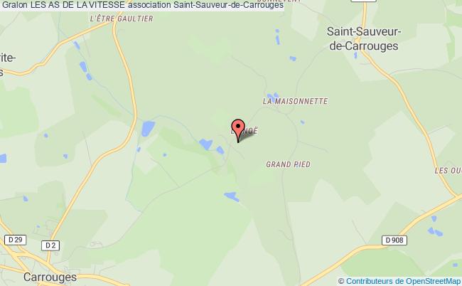 plan association Les As De La Vitesse Saint-Sauveur-de-Carrouges
