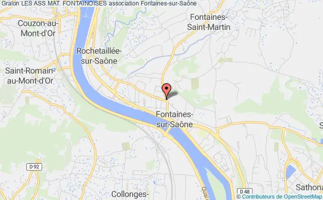 plan association Les Ass.mat. Fontainoises Fontaines-sur-Saône