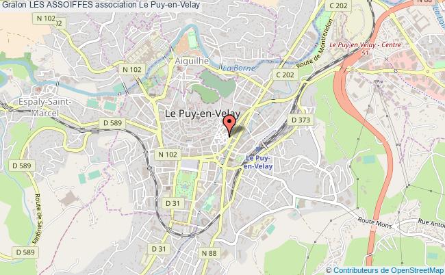 plan association Les Assoiffes le Puy-en-Velay