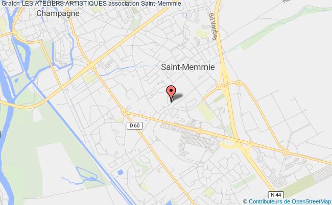 plan association Les Ateliers Artistiques Saint-Memmie