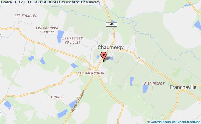 plan association Les Ateliers Bressans Chaumergy