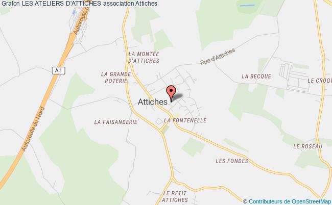 plan association Les Ateliers D'attiches Attiches