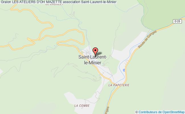 plan association Les Ateliers D'oh Mazette Saint-Laurent-le-Minier