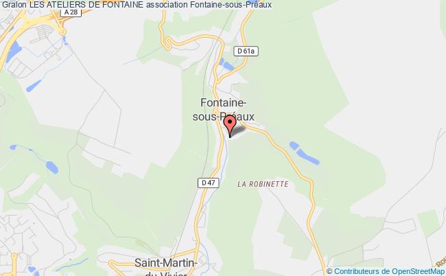 plan association Les Ateliers De Fontaine Fontaine-sous-Préaux