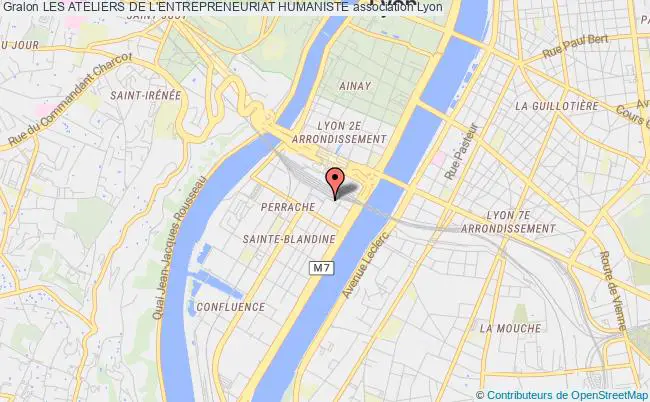 plan association Les Ateliers De L'entrepreneuriat Humaniste Lyon