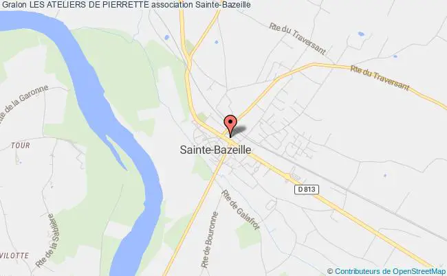 plan association Les Ateliers De Pierrette Sainte-Bazeille