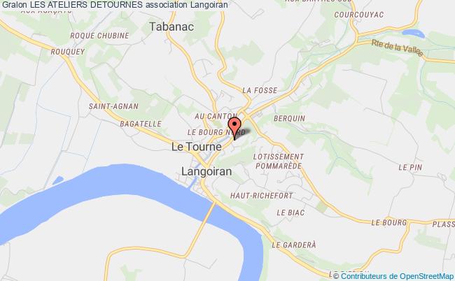 plan association Les Ateliers Detournes Lestiac-sur-Garonne