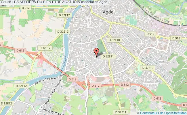 plan association Les Ateliers Du Bien Etre Agathois Agde