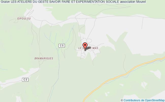 plan association Les Ateliers Du Geste Savoir Faire Et Experimentation Sociale 