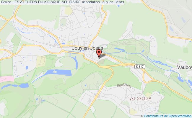 plan association Les Ateliers Du Kiosque Solidaire Jouy-en-Josas