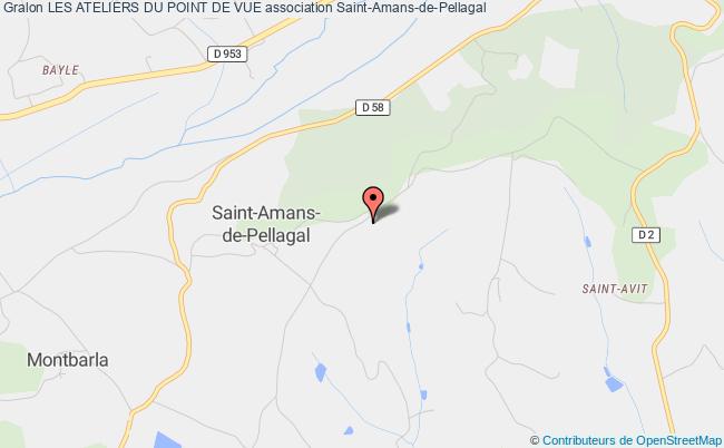 plan association Les Ateliers Du Point De Vue Saint-Amans-de-Pellagal