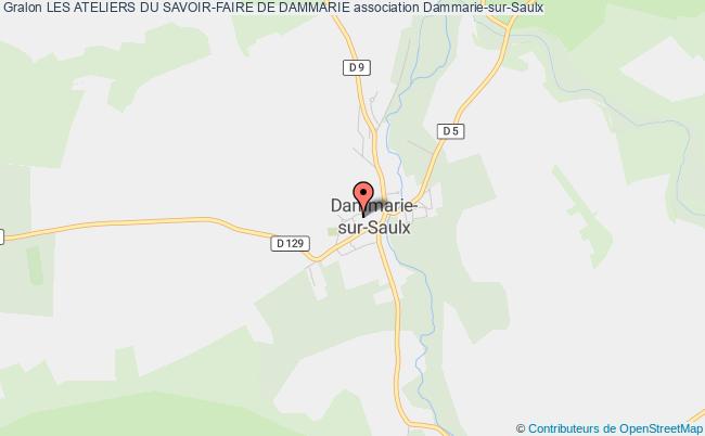 plan association Les Ateliers Du Savoir-faire De Dammarie Dammarie-sur-Saulx