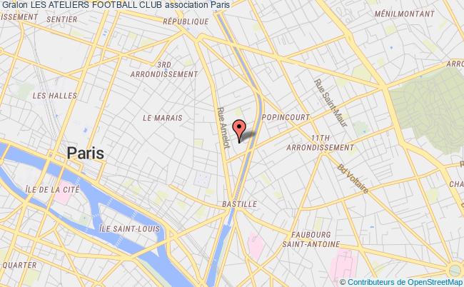 plan association Les Ateliers Football Club Paris