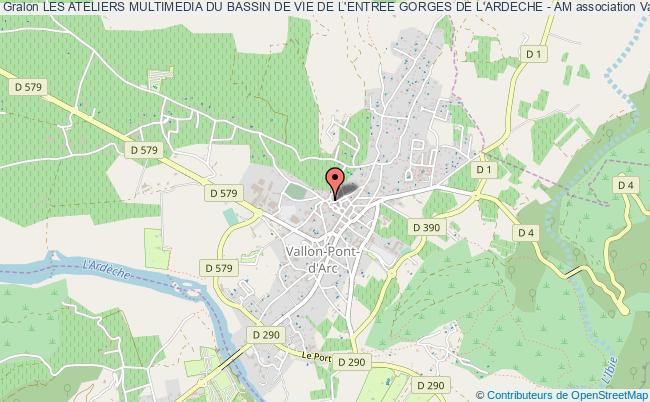 LES ATELIERS MULTIMEDIA DU BASSIN DE VIE DE L'ENTREE GORGES DE L'ARDECHE - AM