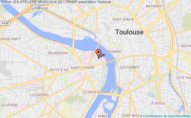 plan association Les Ateliers Musicaux De L'arimp Toulouse