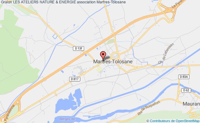 plan association Les Ateliers Nature & Energie Martres-Tolosane