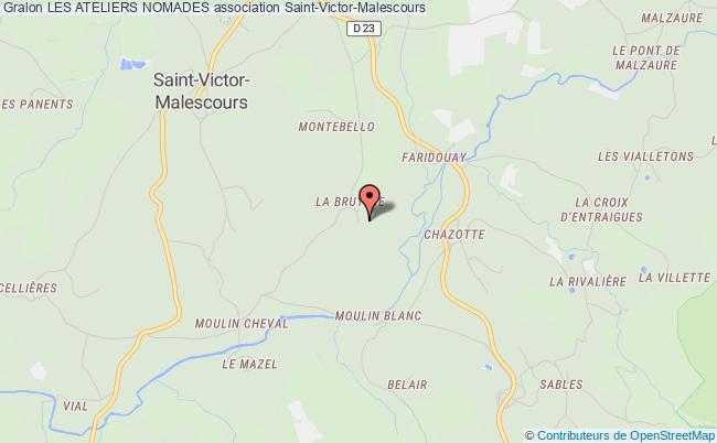 plan association Les Ateliers Nomades Saint-Victor-Malescours