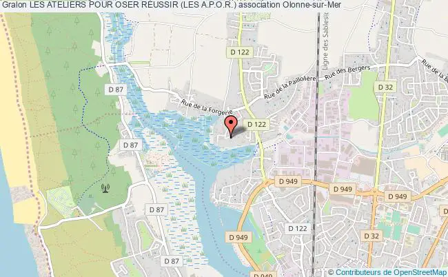 plan association Les Ateliers Pour Oser RÉussir (les A.p.o.r.) Olonne-sur-Mer